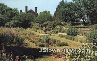 Colonial Garden Washingtons Birthplace - Westmoreland County, Virginia VA Postcard