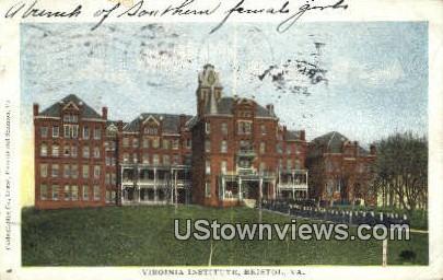 Virginia Institute  - Bristol Postcard