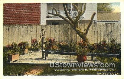 Washington Well  - Winchester, Virginia VA Postcard
