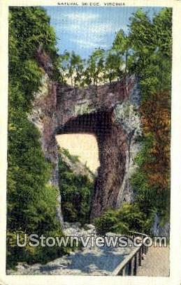 Natural Bridge, Virginia, VA, Postcard