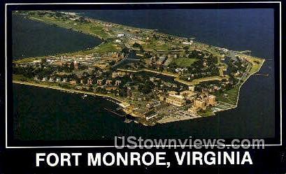 Fort Monroe, Virginia, VA, Postcard