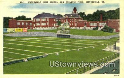High School  - Wytheville, Virginia VA Postcard