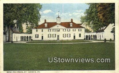 Bowling Green  - Mount Vernon, Virginia VA Postcard