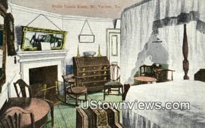 Nellie Custis Room  - Mount Vernon, Virginia VA Postcard