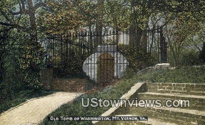 Old Tomb Of Washington  - Mount Vernon, Virginia VA Postcard