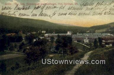 The New Homestead And Cottages  - Hot Springs, Virginia VA Postcard