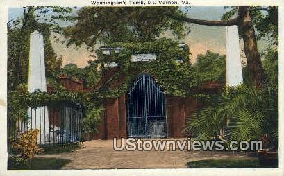 Washingtons Tomb  - Mount Vernon, Virginia VA Postcard