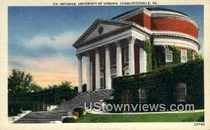 Rotunda University Of Virginia - Charlottesville Postcard