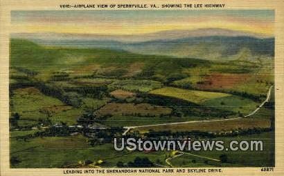 Sperryville, Virginia, VA, Postcard
