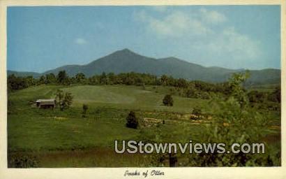 Peaks Of Otter Sharp Top - Blue Ridge Parkway, Virginia VA Postcard