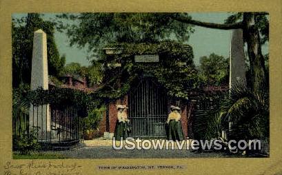 tomb Of Washington  - Mount Vernon, Virginia VA Postcard