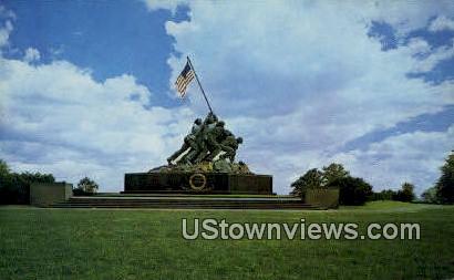 US Marine Corps War Memorial - Arlington, Virginia VA Postcard