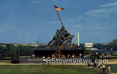Iwo Jima Statue  - Arlington, Virginia VA Postcard
