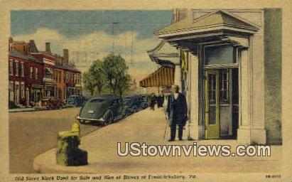 Old Slave Block  - Fredericksburg, Virginia VA Postcard
