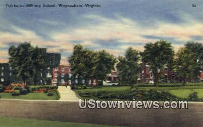 Fishburne Military School  - Waynesboro, Virginia VA Postcard