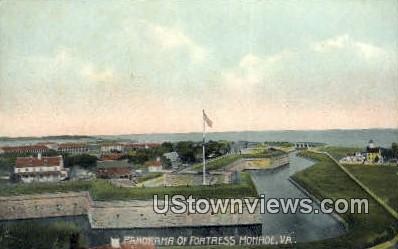 Panorama  - Fortress Monroe, Virginia VA Postcard