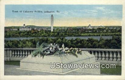 Tomb of Unknown Soldier  - Arlington, Virginia VA Postcard
