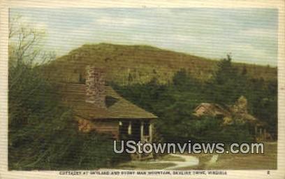 Skyland And Stony Man Mountain  - Skyline Drive, Virginia VA Postcard