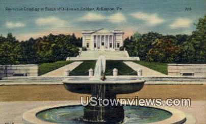 Tomb Of Unknown Soldier  - Arlington, Virginia VA Postcard