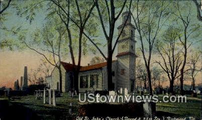 Old St Johns Church  - Richmond, Virginia VA Postcard