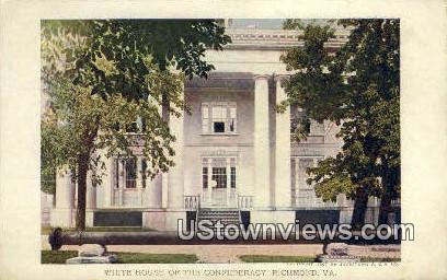 White House Of The Confederacy  - Richmond, Virginia VA Postcard