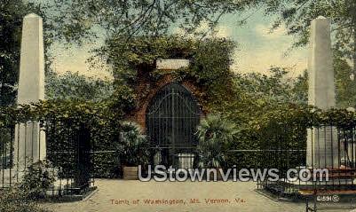 Tomb Of Washington  - Mount Vernon, Virginia VA Postcard