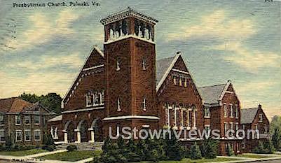 Presbyterian Church  - Pulaski, Virginia VA Postcard