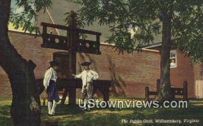 The Public Gaol  - Williamsburg, Virginia VA Postcard