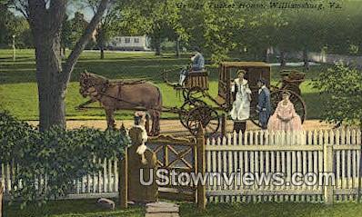 St George Tucker House  - Williamsburg, Virginia VA Postcard