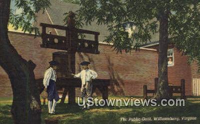 The Public Gaol  - Williamsburg, Virginia VA Postcard