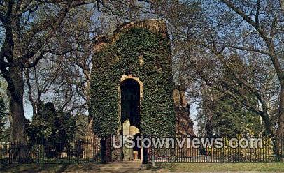 The Jamestown Church Tower  - Virginia VA Postcard