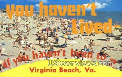 Greetings From - Virginia Beach Postcards, Virginia VA Postcard