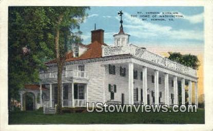 Home Of Washington  - Mount Vernon, Virginia VA Postcard