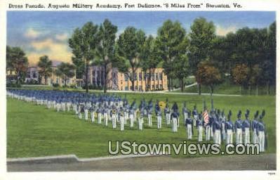 Parade Augusta Military Academy  - Staunton, Virginia VA Postcard
