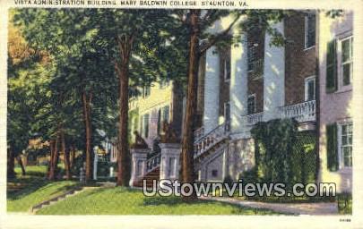 Mary Baldwin College  - Staunton, Virginia VA Postcard
