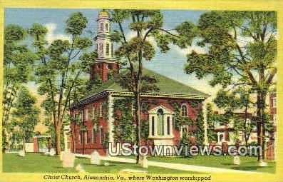 Christ Church  - Alexandria, Virginia VA Postcard