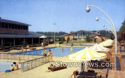 The Motor House Pool  - Williamsburg, Virginia VA Postcard