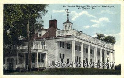 Home Of George Washington - Mount Vernon, Virginia VA Postcard