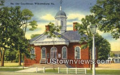 The Old Court House  - Williamsburg, Virginia VA Postcard