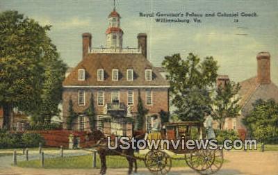 Royal Governors Palace  - Williamsburg, Virginia VA Postcard
