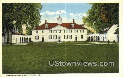 Bowling Green - Mount Vernon, Virginia VA Postcard