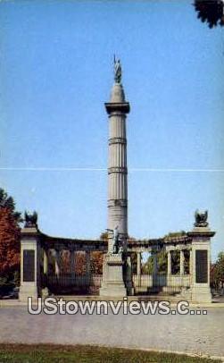 Davis Monument  - Jefferson Davis, Virginia VA Postcard
