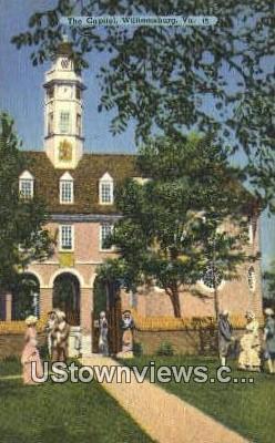 The Capitol  - Williamsburg, Virginia VA Postcard