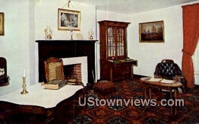 Parlour Reconstructed McLean House  - Appomattox County, Virginia VA Postcard