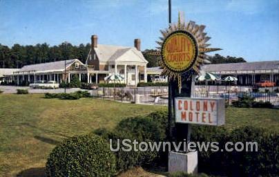 Colony Motel  - Williamsburg, Virginia VA Postcard