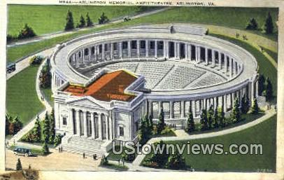 Arlington Memorial Amphitheatre  - Virginia VA Postcard
