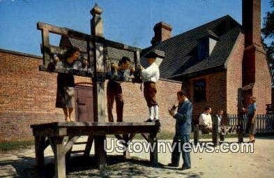 Public Gaol  - Williamsburg, Virginia VA Postcard