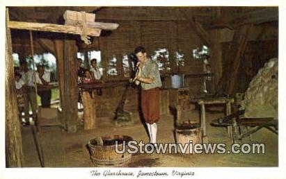 The Glasshouse  - Jamestown, Virginia VA Postcard