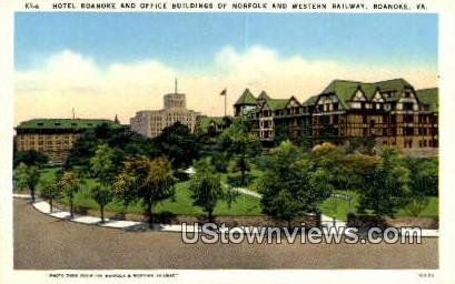 Hotel Roanoke  - Virginia VA Postcard