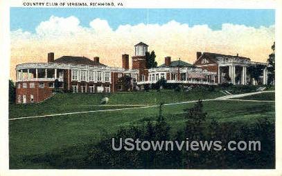Country Club Of Virginia  - Richmond Postcard